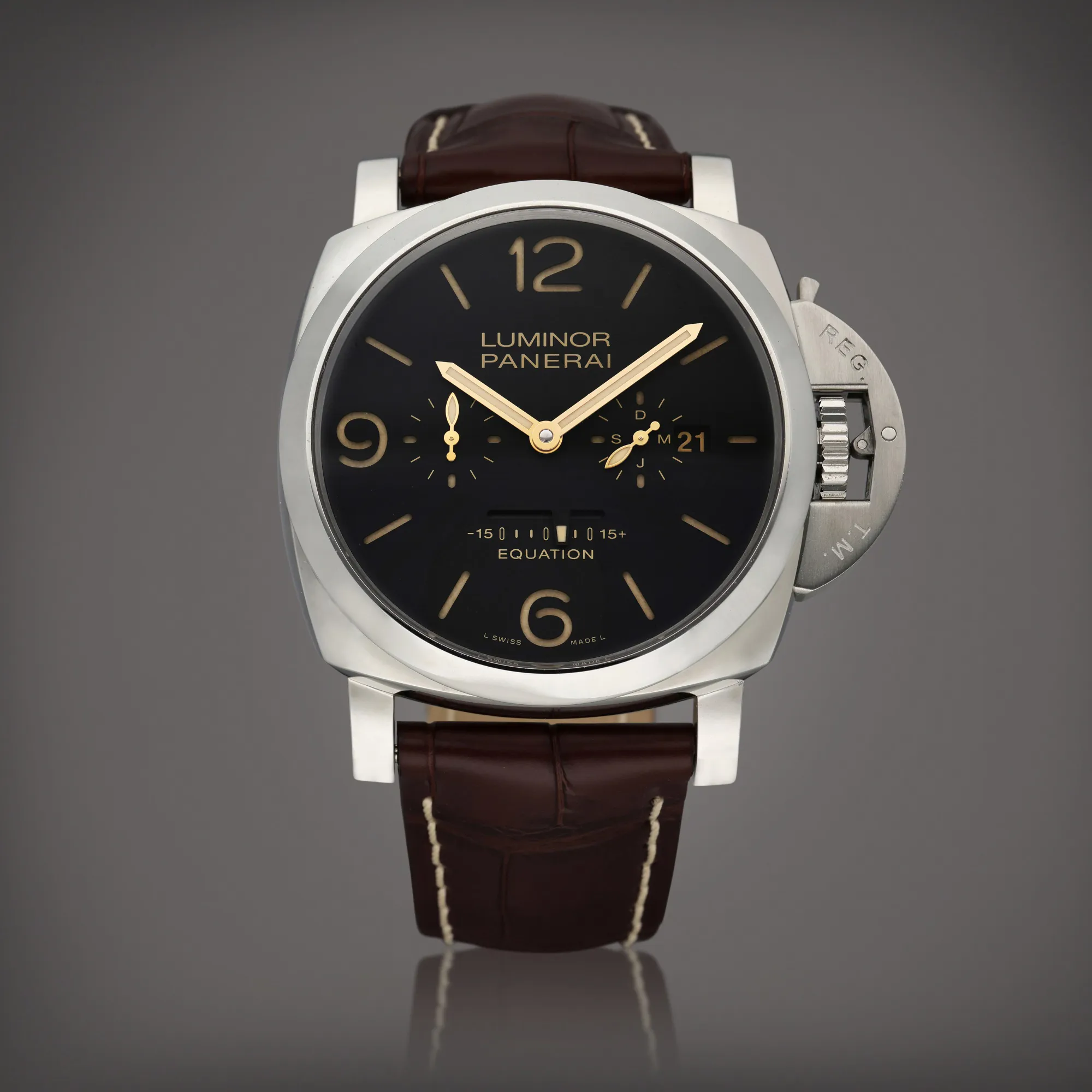 Panerai Luminor 1950 PAM 00601 47mm Stainless steel Black 1