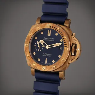 Panerai Submersible PAM01074 Bronze Blue