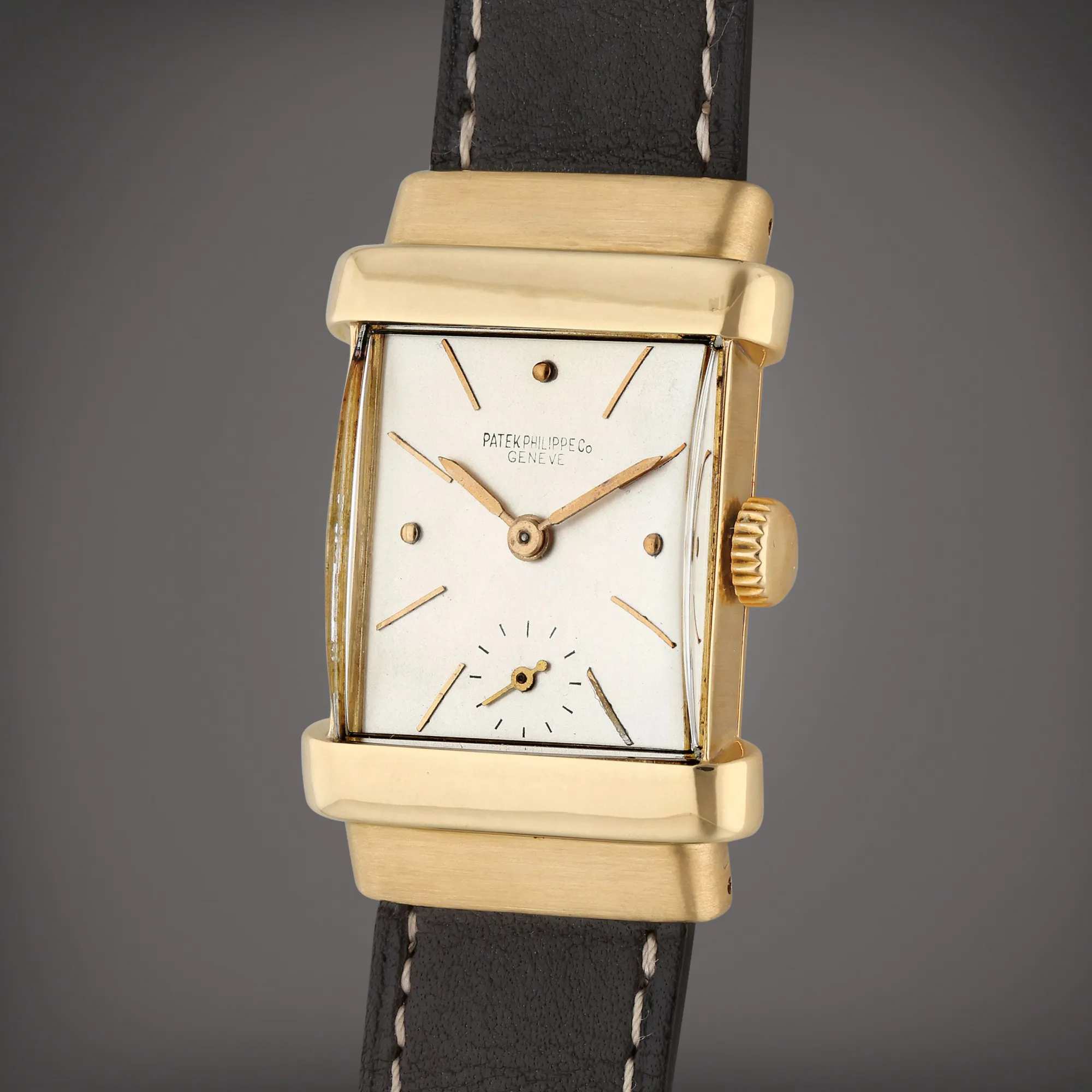 Patek Philippe Top Hat 1450 38mm Yellow gold Silver