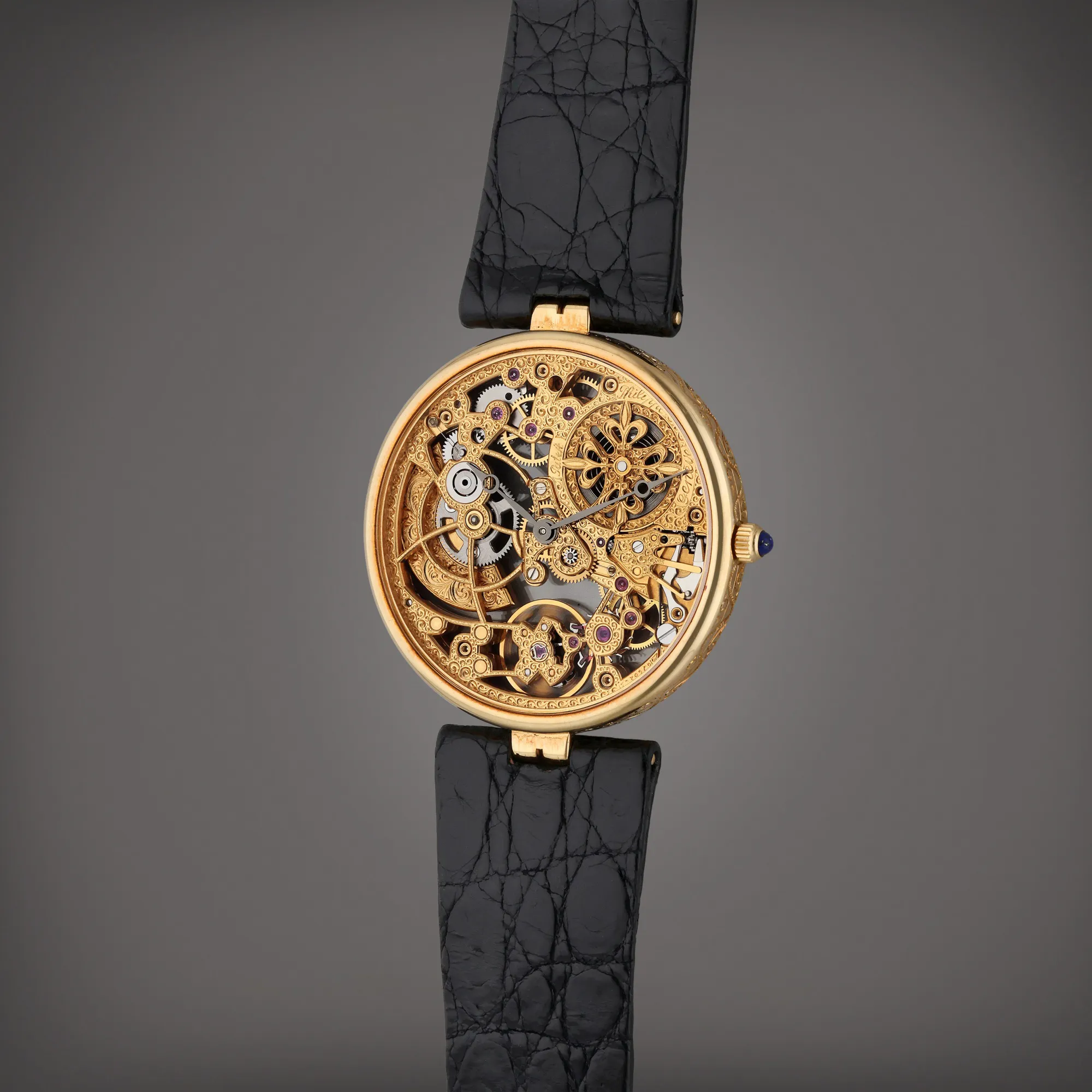 Patek Philippe Calatrava 3878 31mm Yellow gold Skeletonized