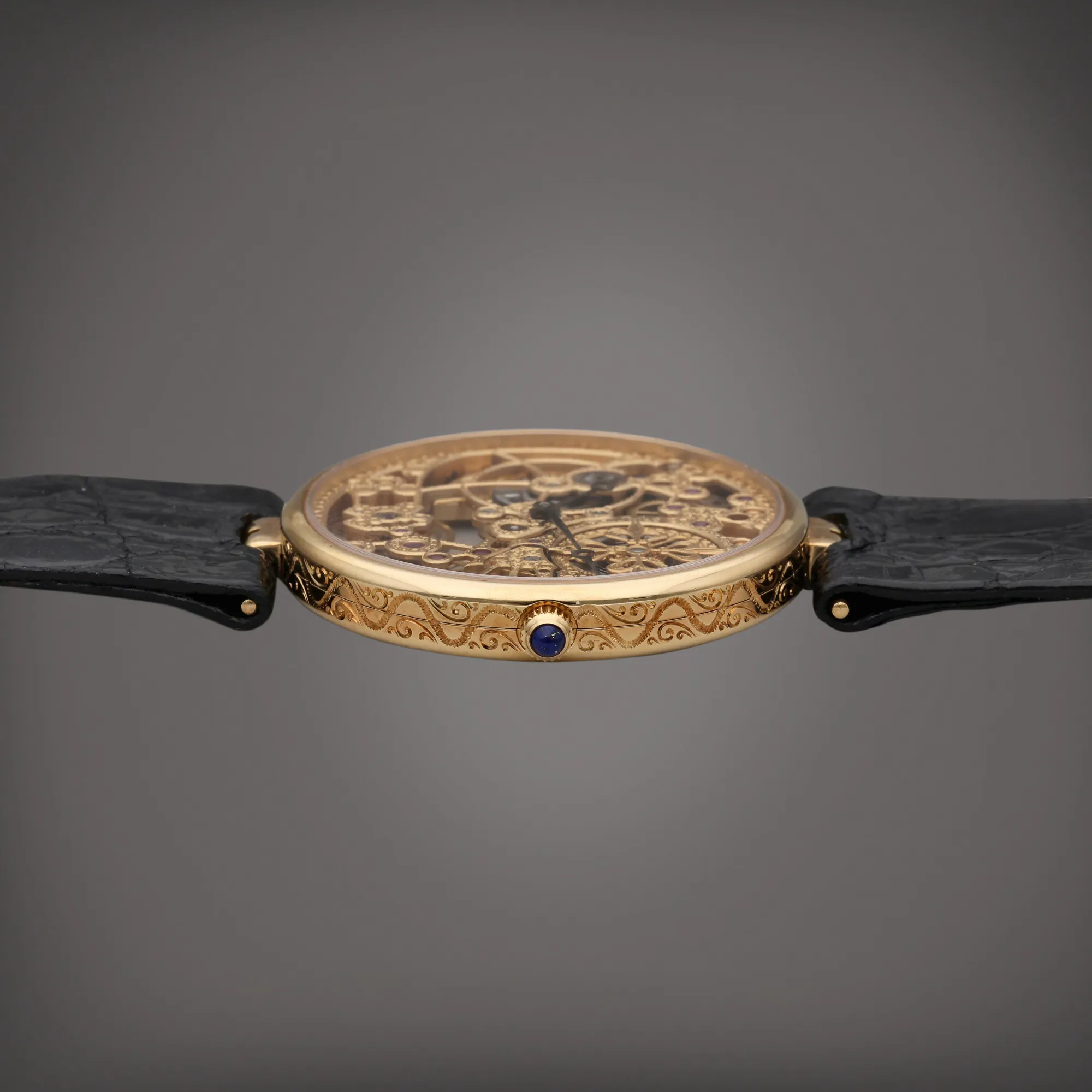 Patek Philippe Calatrava 3878 31mm Yellow gold Skeletonized 2