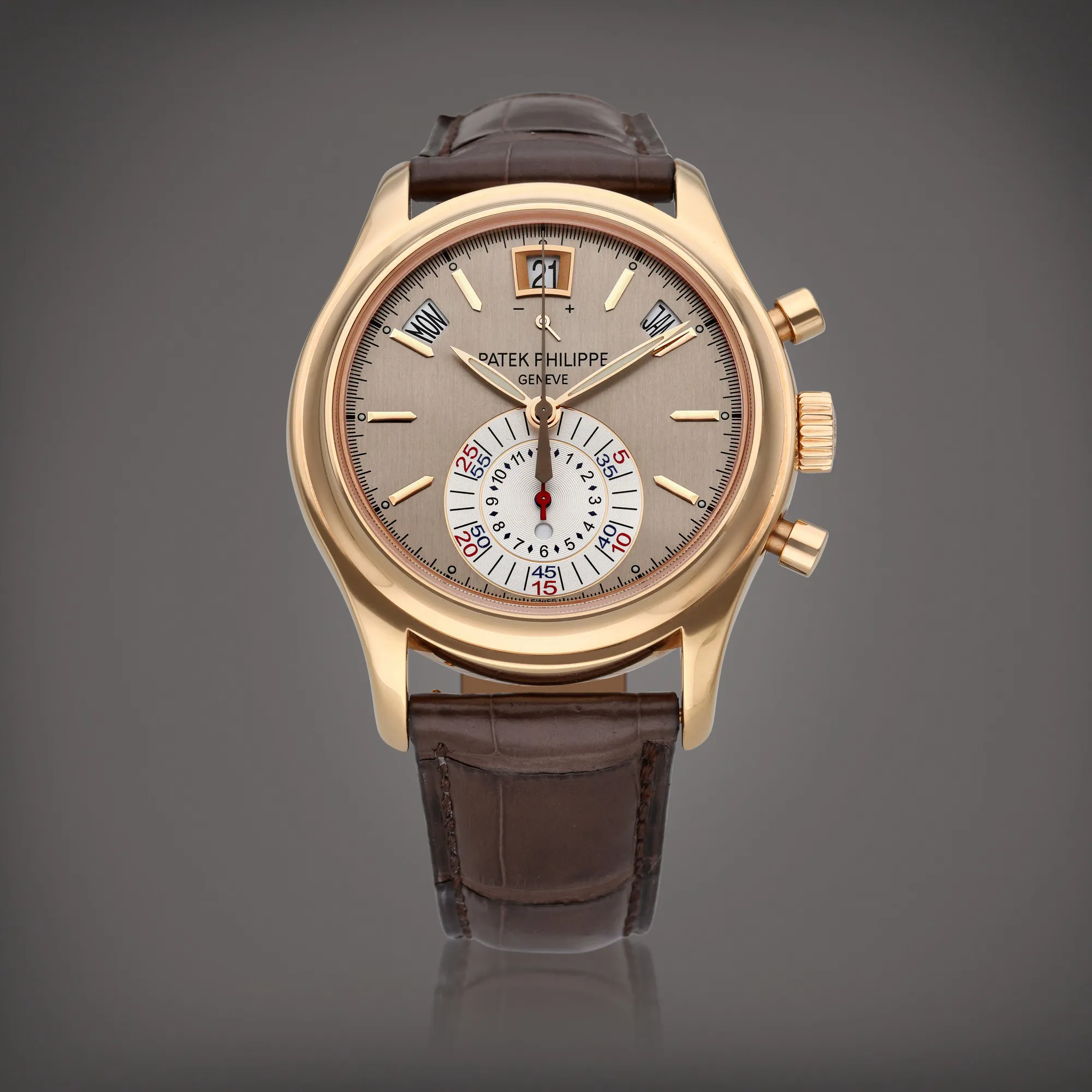 Patek Philippe Annual Calendar Chronograph 5960R-001 40.5mm Rose gold Gray 1