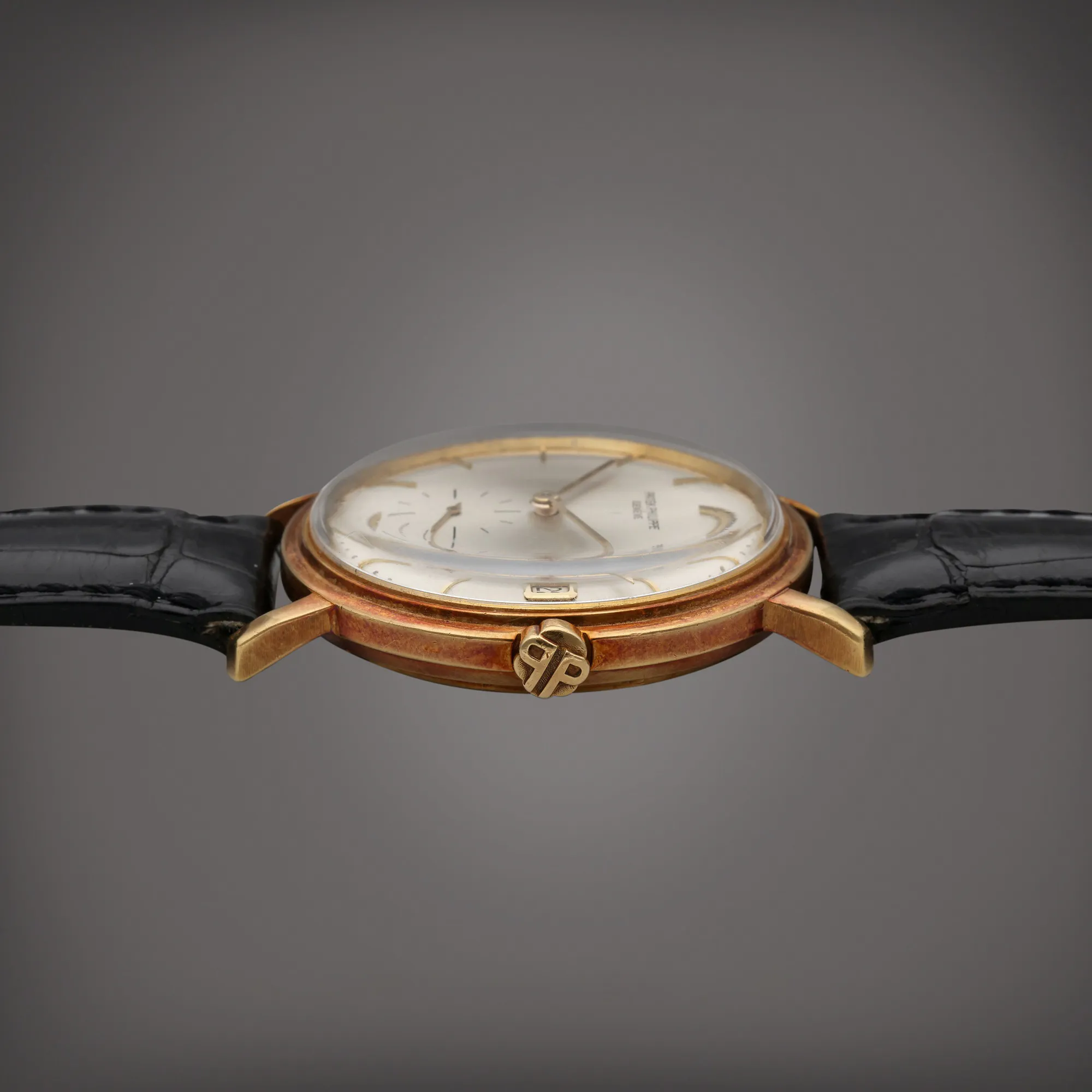 Patek Philippe Calatrava 3445 35mm Yellow gold Silver 2