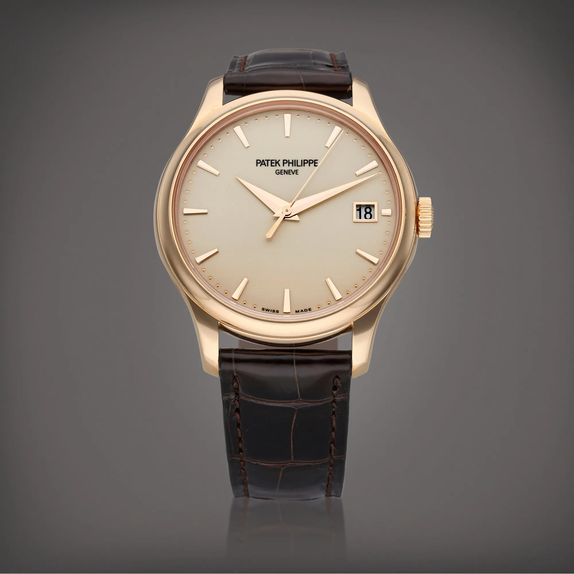 Patek Philippe Calatrava 5227R-001 39mm Rose gold Cream 3