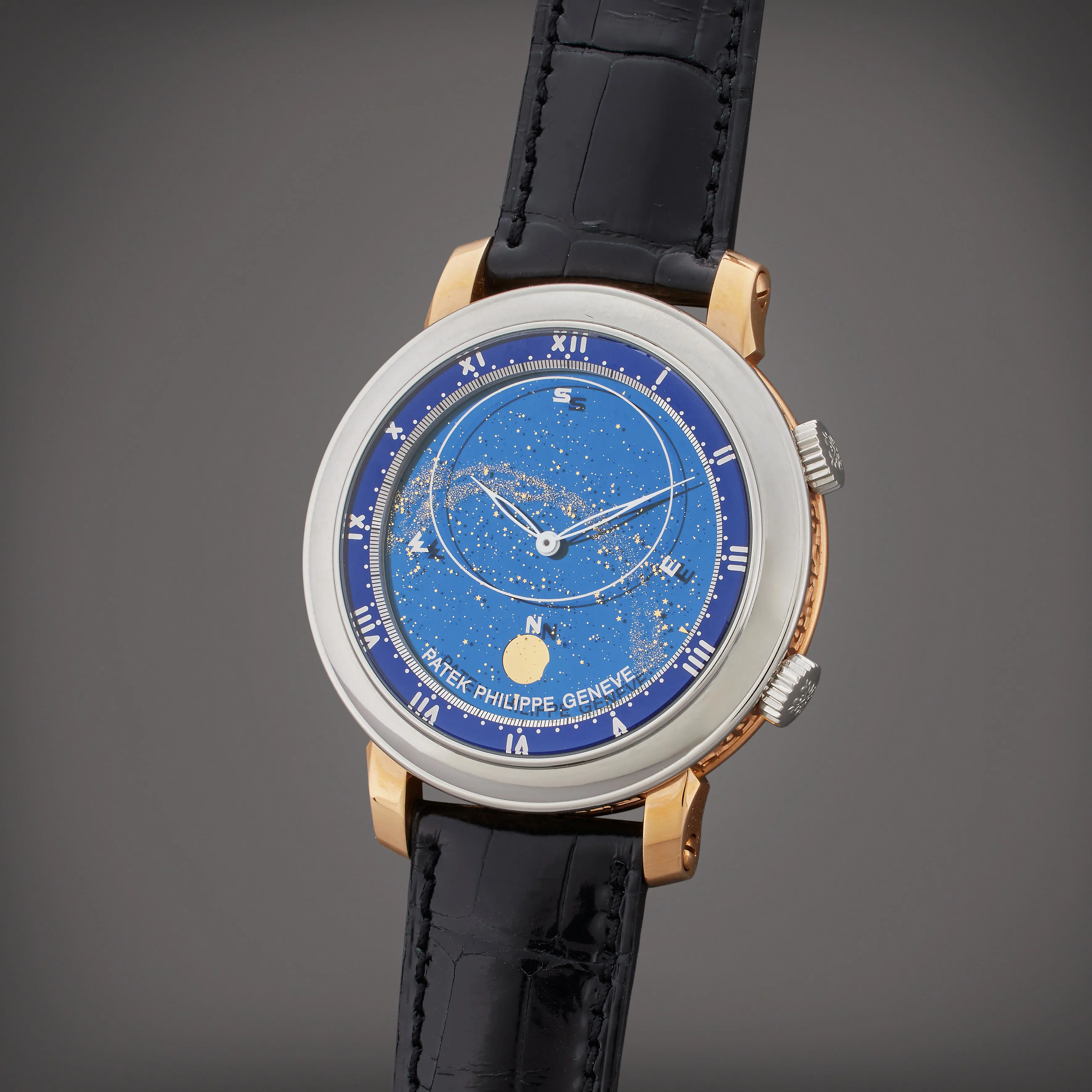 Patek Philippe Celestial 5102 43mm Platinum and Rose gold Blue