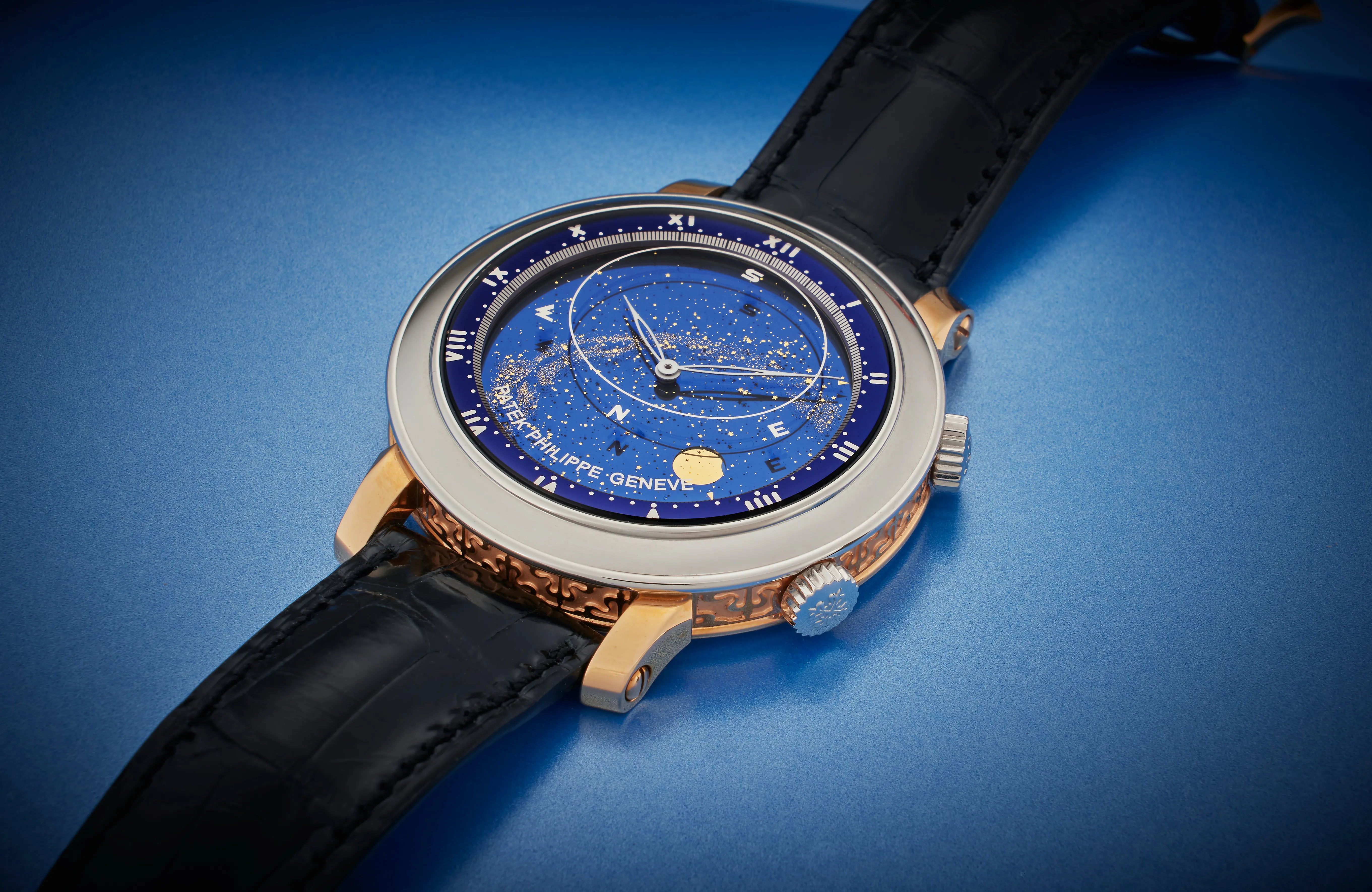 Patek Philippe Celestial 5102 43mm Platinum and Rose gold Blue 5