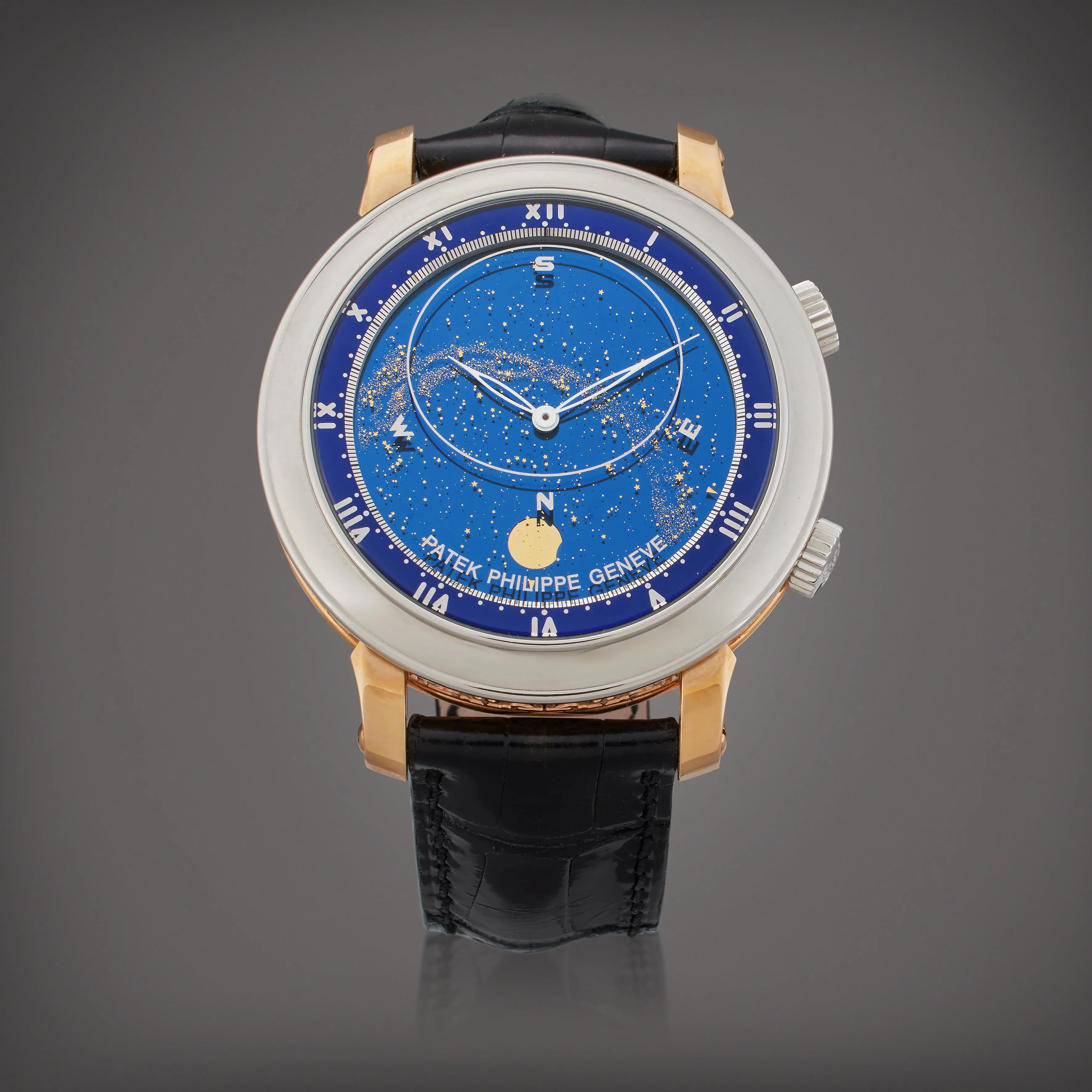 Patek Philippe Celestial 5102 43mm Platinum and Rose gold Blue 4