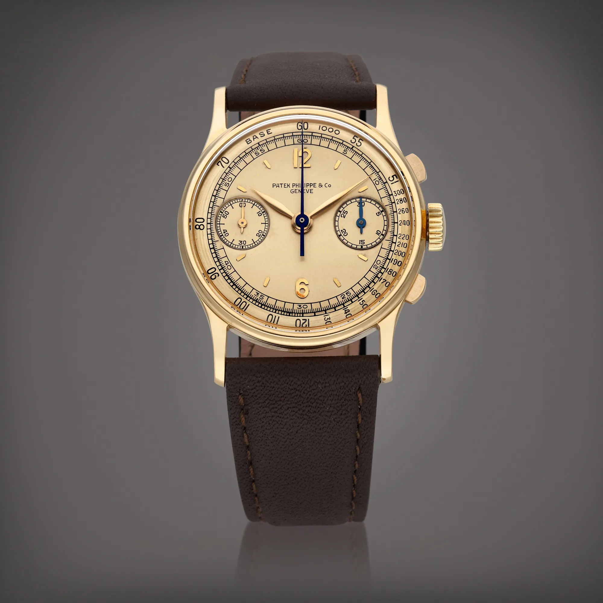 Patek Philippe Chronograph 130 33mm Yellow gold Champagne 1