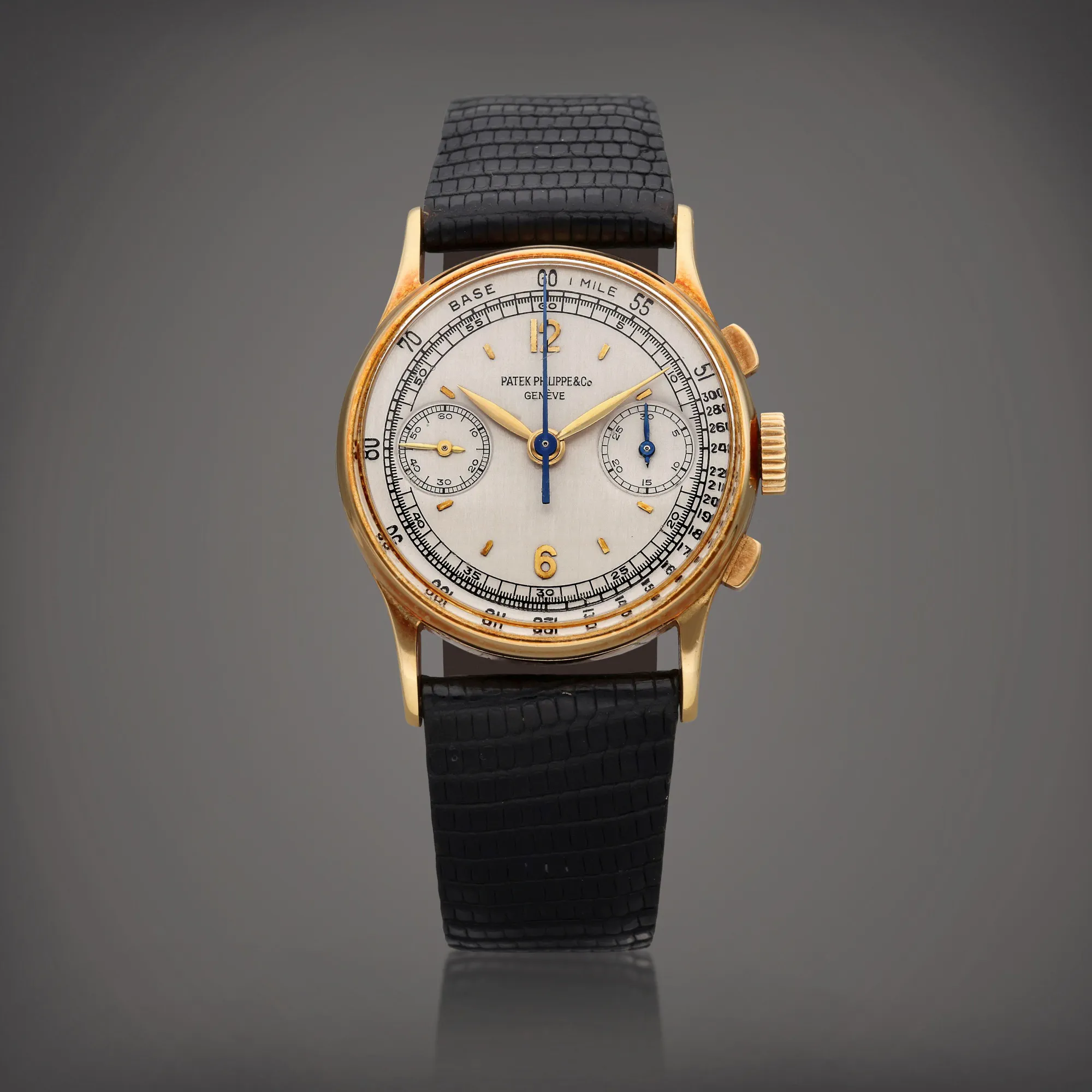 Patek Philippe Chronograph 130 33mm Yellow gold Silver 2