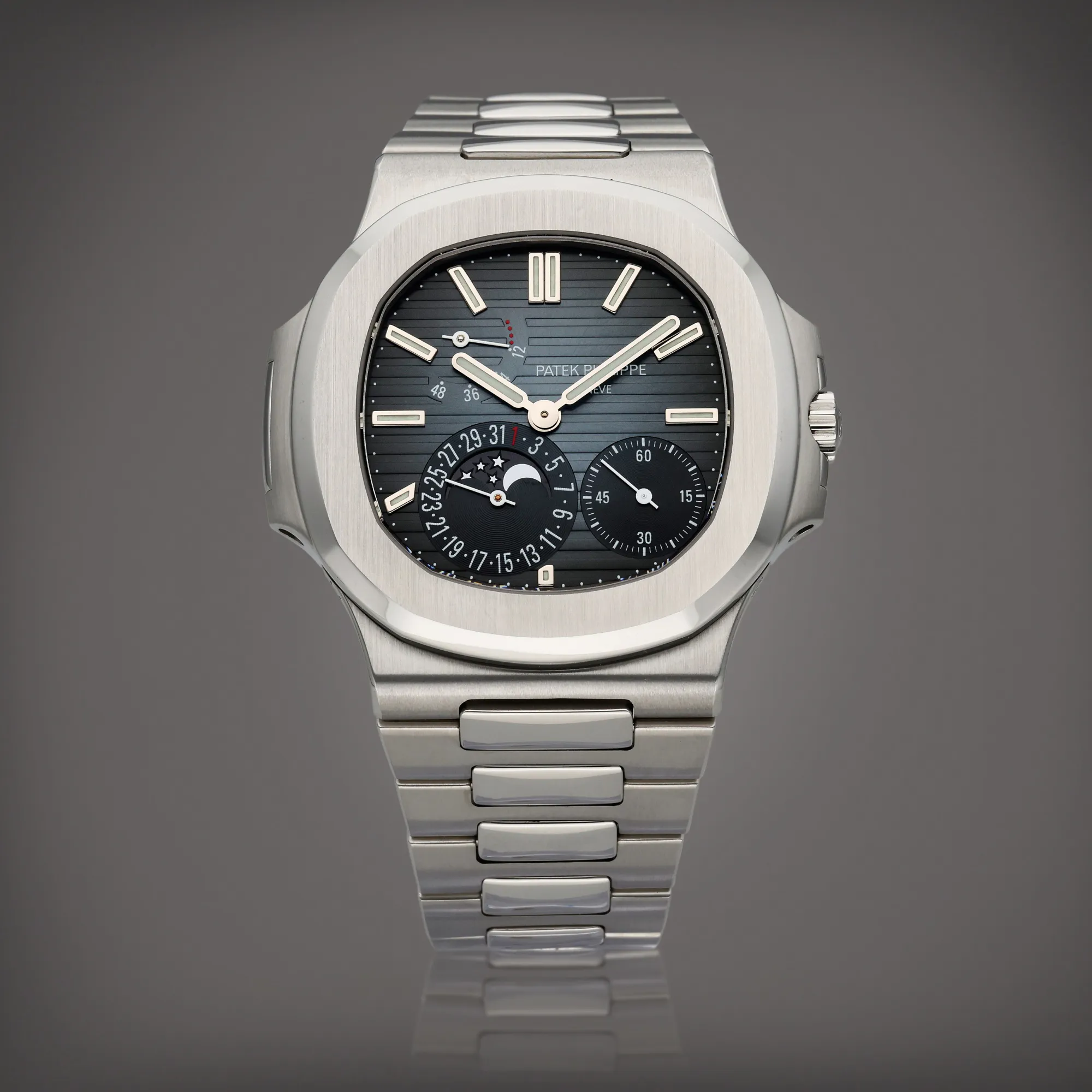 Patek Philippe Nautilus Moonphase 5712/1A-001 40mm Stainless steel Blue 3