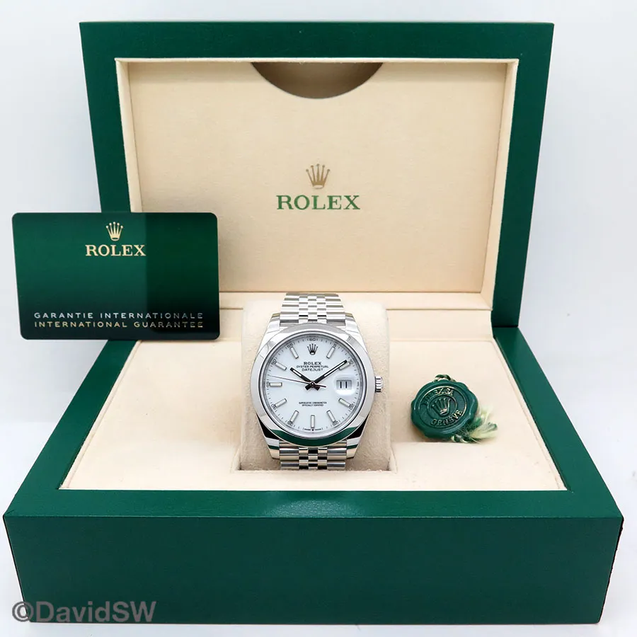 Rolex Datejust 41 126300 41mm Stainless steel White 1