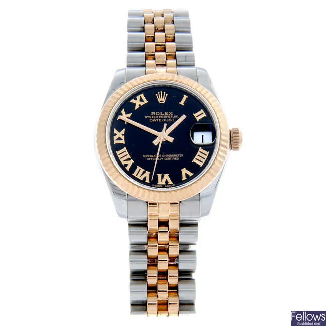 Rolex Datejust 31 178271 31mm Stainless steel and gold-plated Black