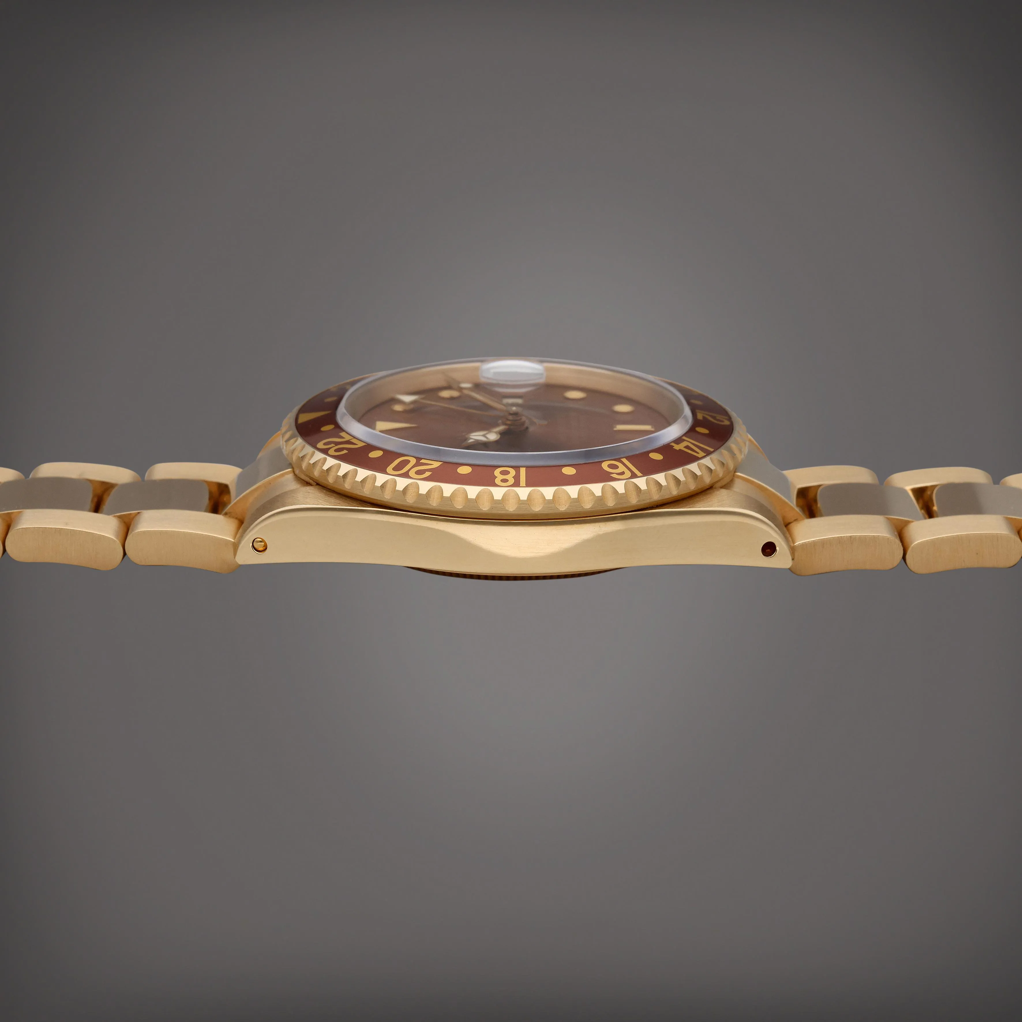 Rolex GMT-Master II 16718 40mm Yellow gold Brown 3