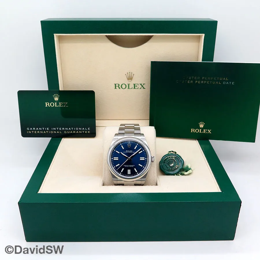 Rolex Oyster Perpetual 41 124300 41mm Stainless steel Blue 1