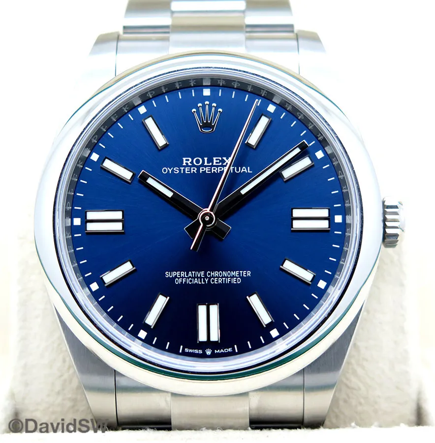 Rolex Oyster Perpetual 41 124300 41mm Stainless steel Blue 2