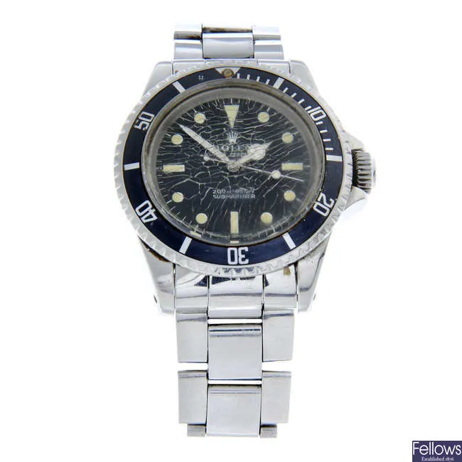 Rolex Submariner 5513 39mm Stainless steel Black