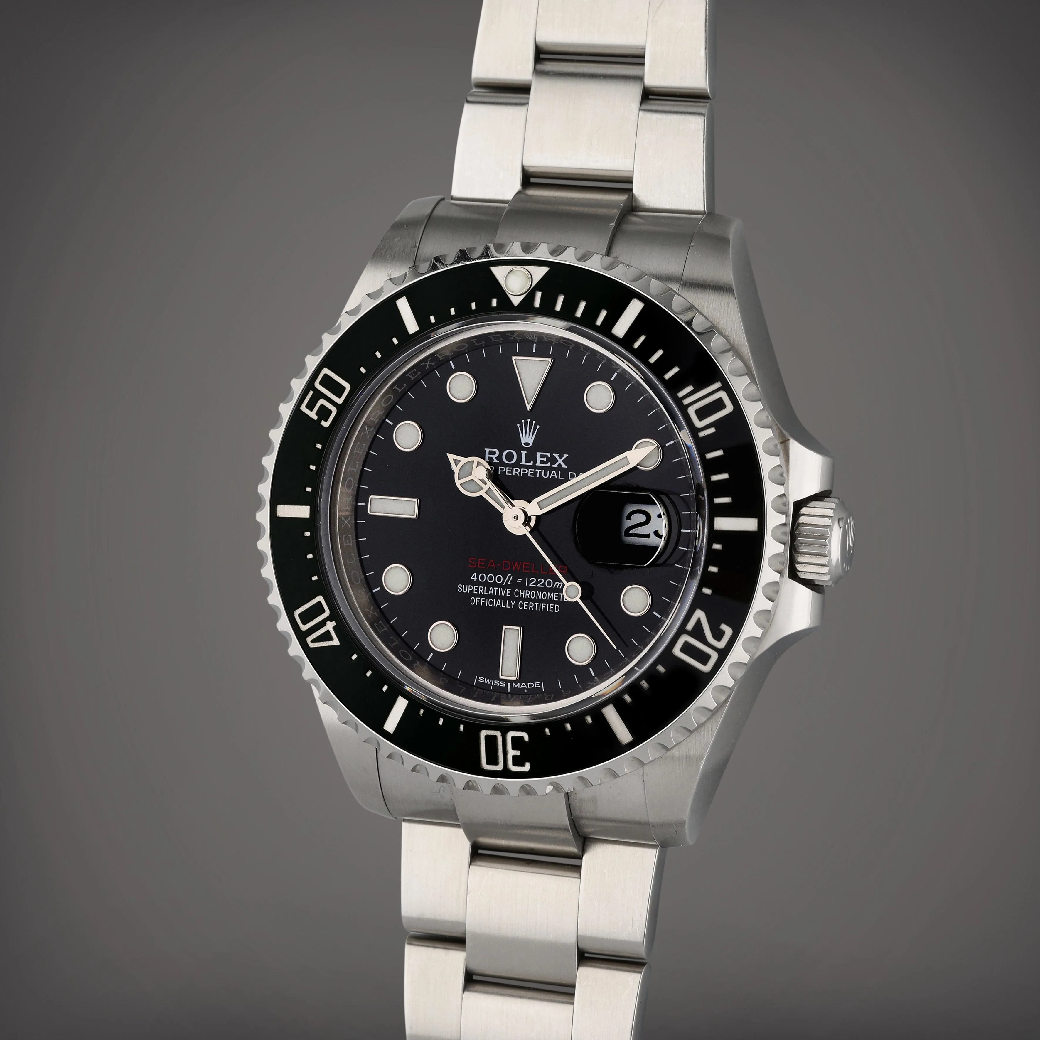 Rolex Sea-Dweller 126600 43mm Stainless steel Black