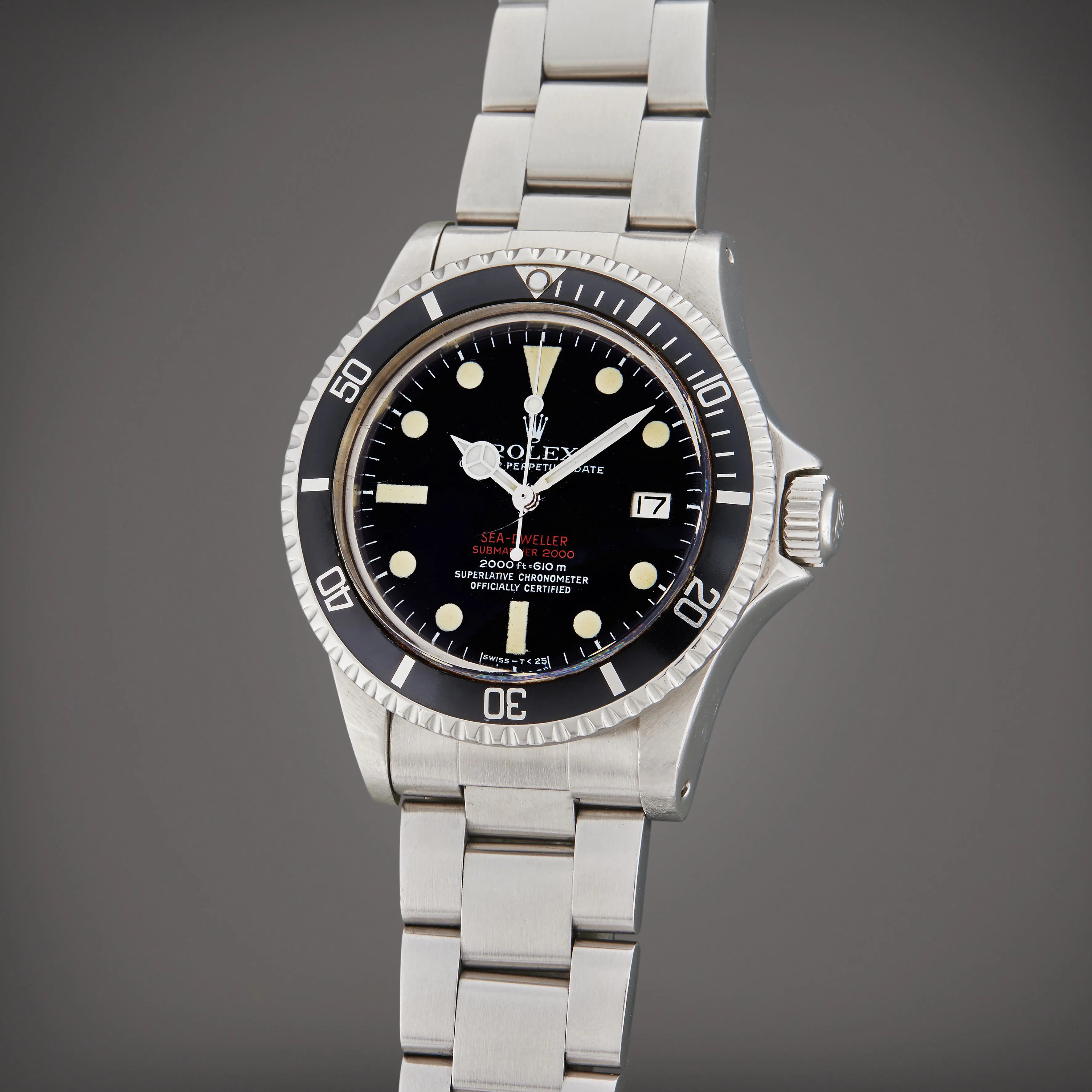 Rolex Sea-Dweller 1665 40mm Stainless steel Black