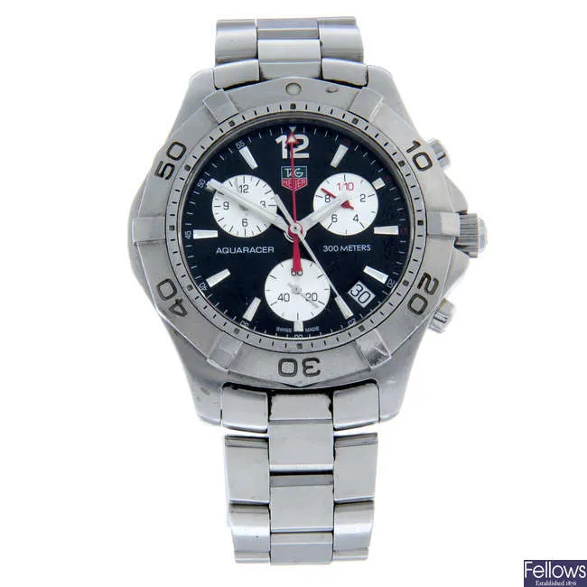 TAG Heuer Aquaracer CAF1110 42mm Stainless steel Black