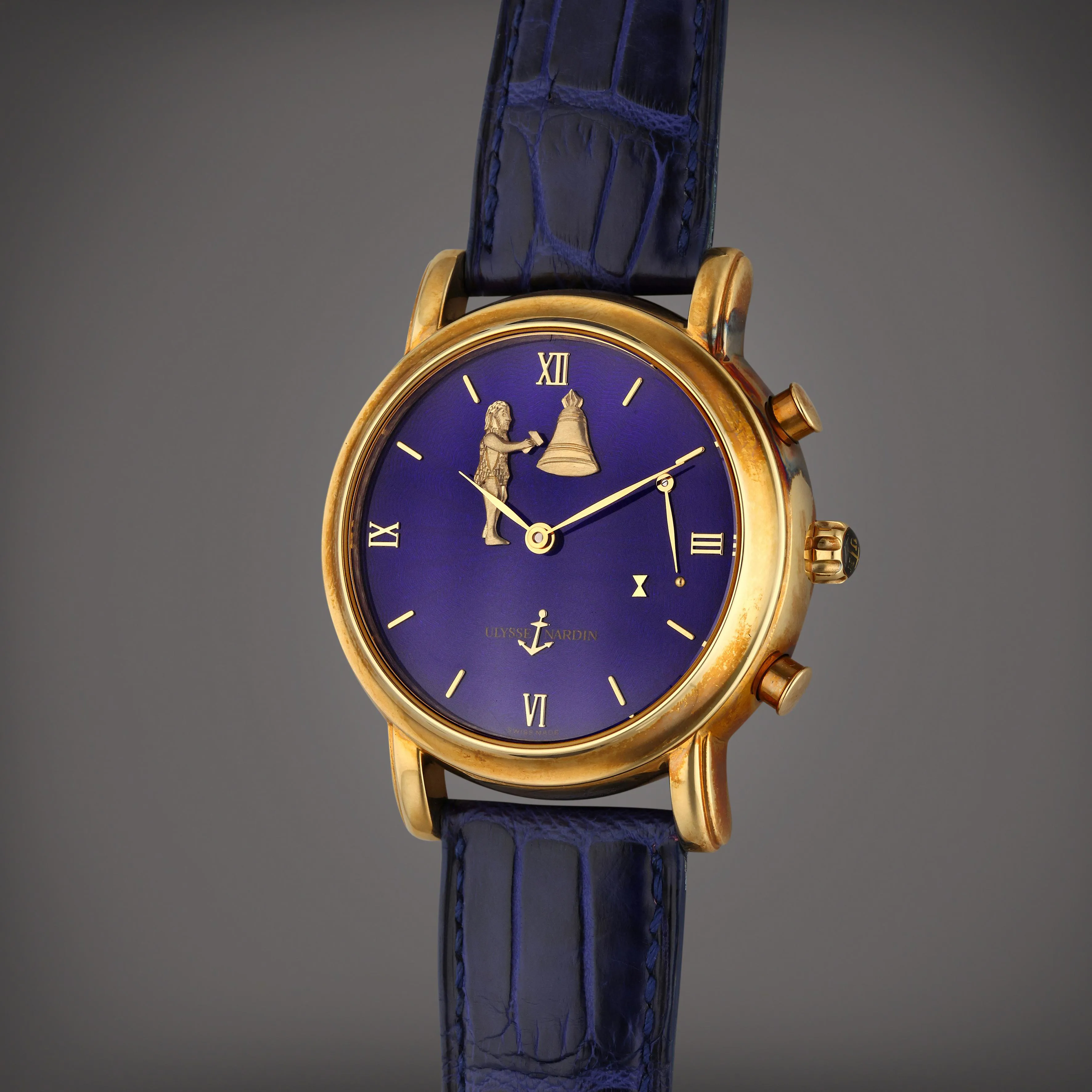 Ulysse Nardin San Marco 751-22 40mm Yellow gold Blue