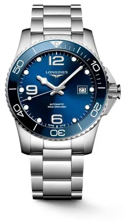 Longines HydroConquest L3.781.4.96.6 41mm Stainless steel Blue