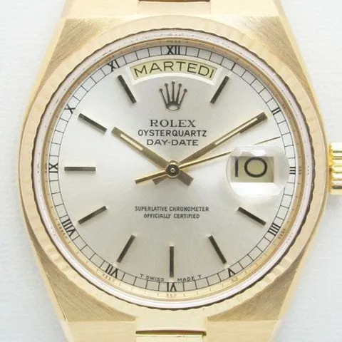 Rolex Day-Date Oysterquartz 19018 36mm Yellow gold