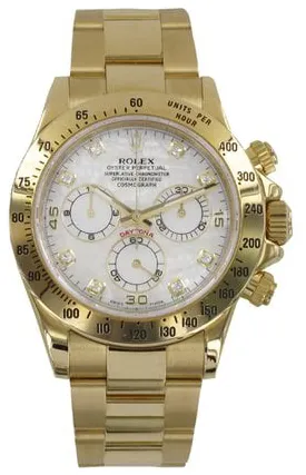 Rolex Daytona 116528 40mm Yellow gold Mother-of-pearl