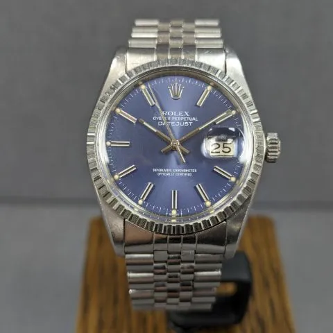 Rolex Datejust 36 16030 36mm Stainless steel Blue