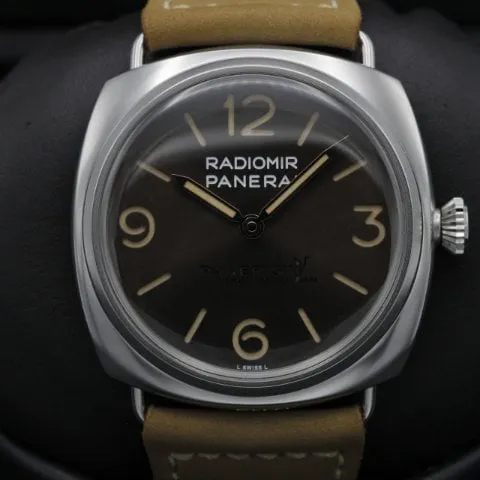 Panerai Radiomir PAM02020 45mm Stainless steel Brown