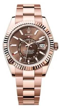 Rolex Sky-Dweller 326935 42mm Rose gold Brown