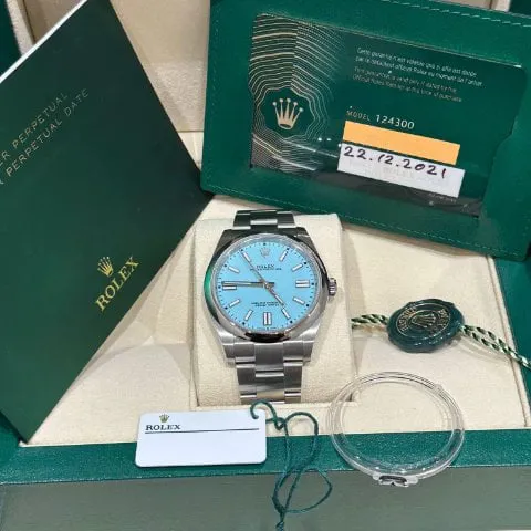 Rolex Oyster Perpetual 41 124300 41mm Stainless steel Blue