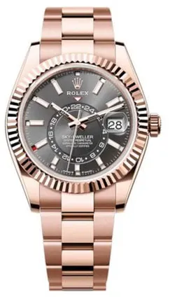 Rolex Sky-Dweller 326935 42mm Rose gold Gray