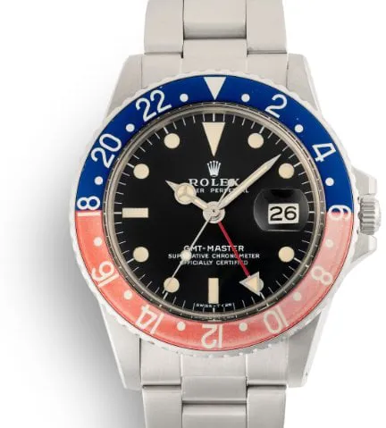 Rolex GMT-Master 1675 40mm Stainless steel Black