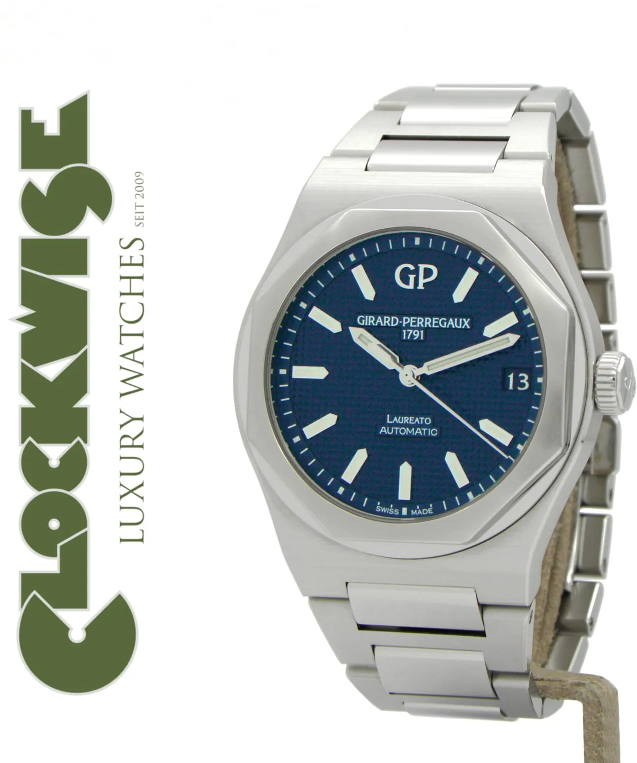 Girard-Perregaux Laureato 81010-11-431-11A 42mm Edelstahl Blue