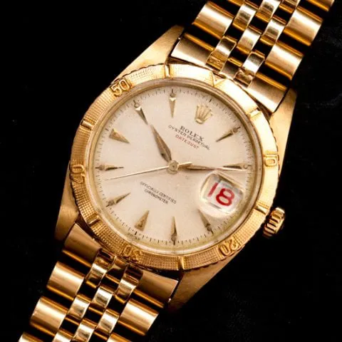 Rolex Datejust Turn-O-Graph 6309 Yellow gold White