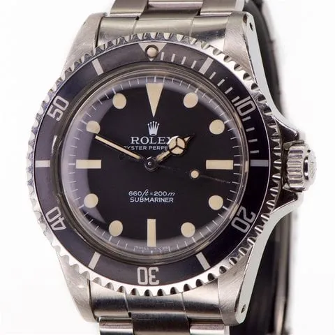 Rolex Submariner 5513 40mm Stainless steel Black