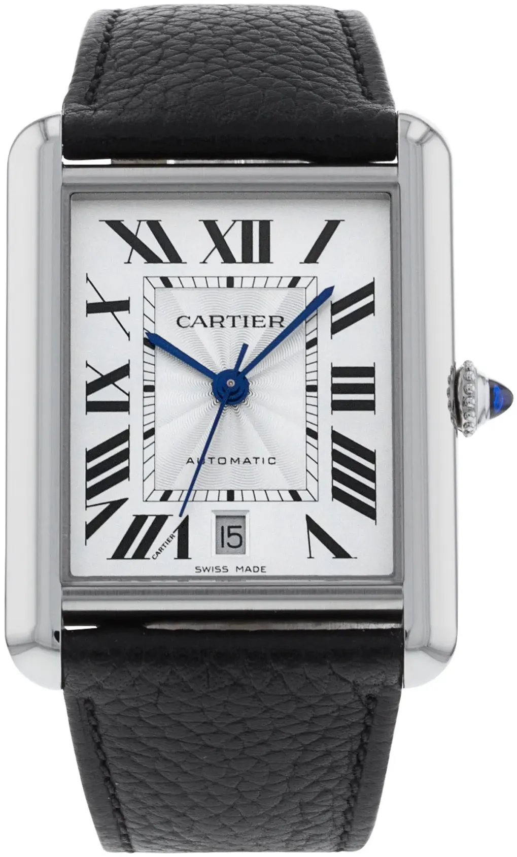 Cartier Tank Must WSTA0040 31mm Stainless steel Blue