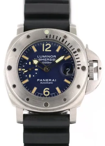 Panerai Submersible PAM 00087 44mm Stainless steel Blue