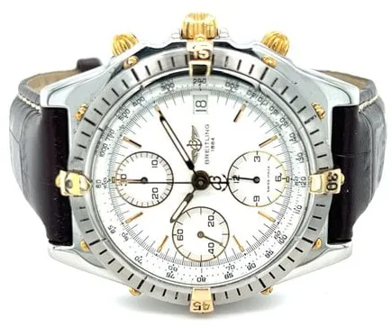 Breitling Chronomat B13047 39mm Gold/steel White