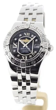 Breitling Galactic A71340 30mm Stainless steel Black