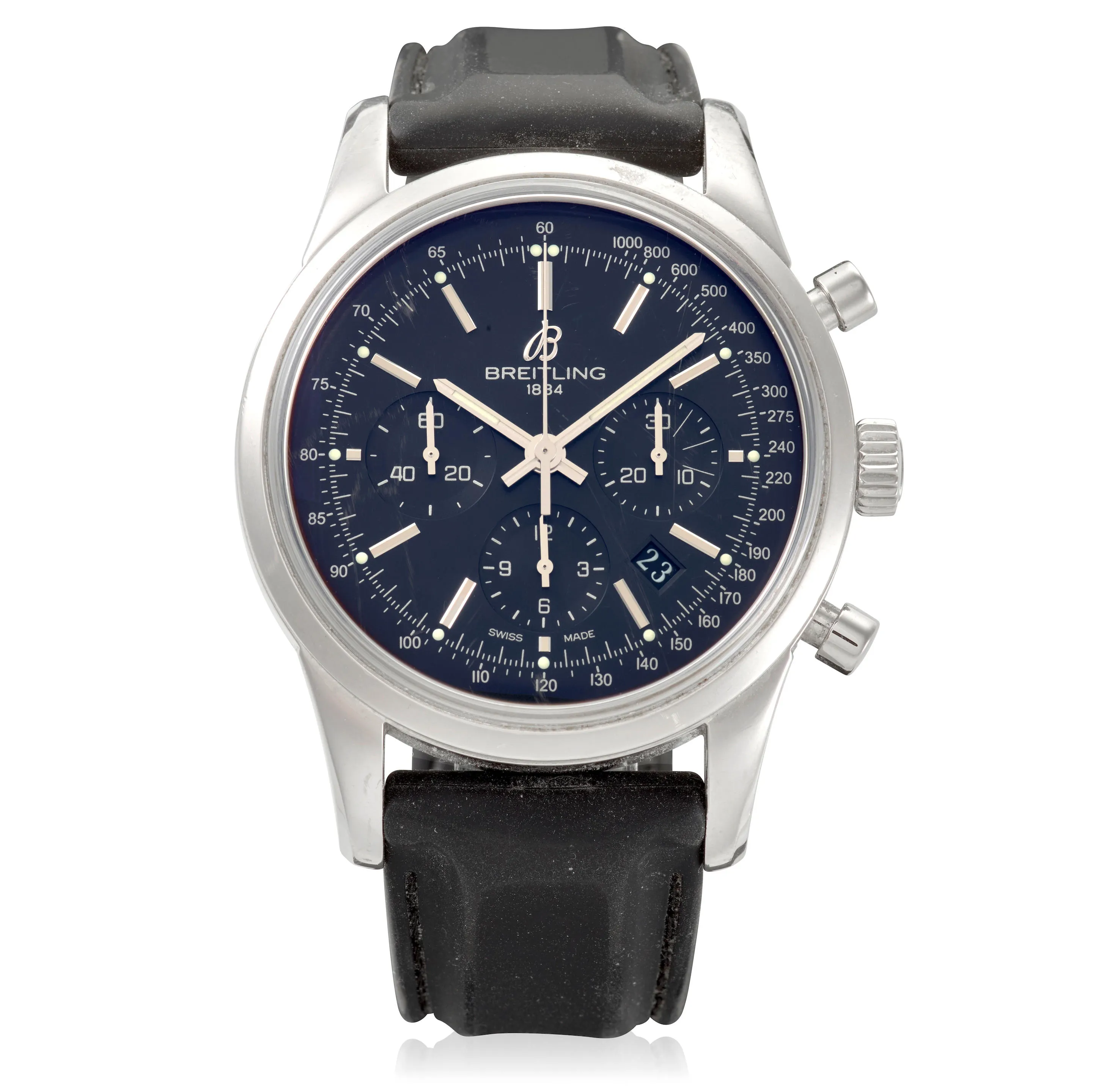 Breitling Transocean AB 0152 43mm Stainless steel Black