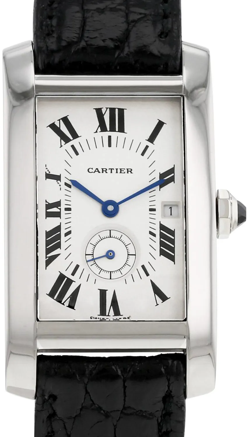 Cartier Tank 3012905 24mm White gold White