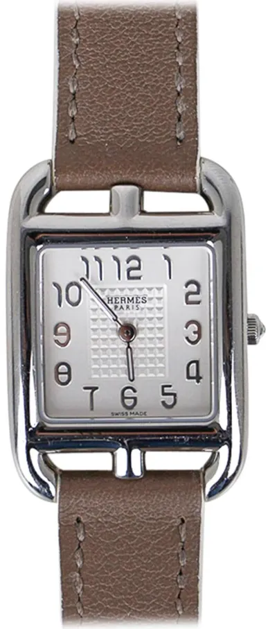 Hermès Cape Cod CC1.210 23mm Stainless steel White