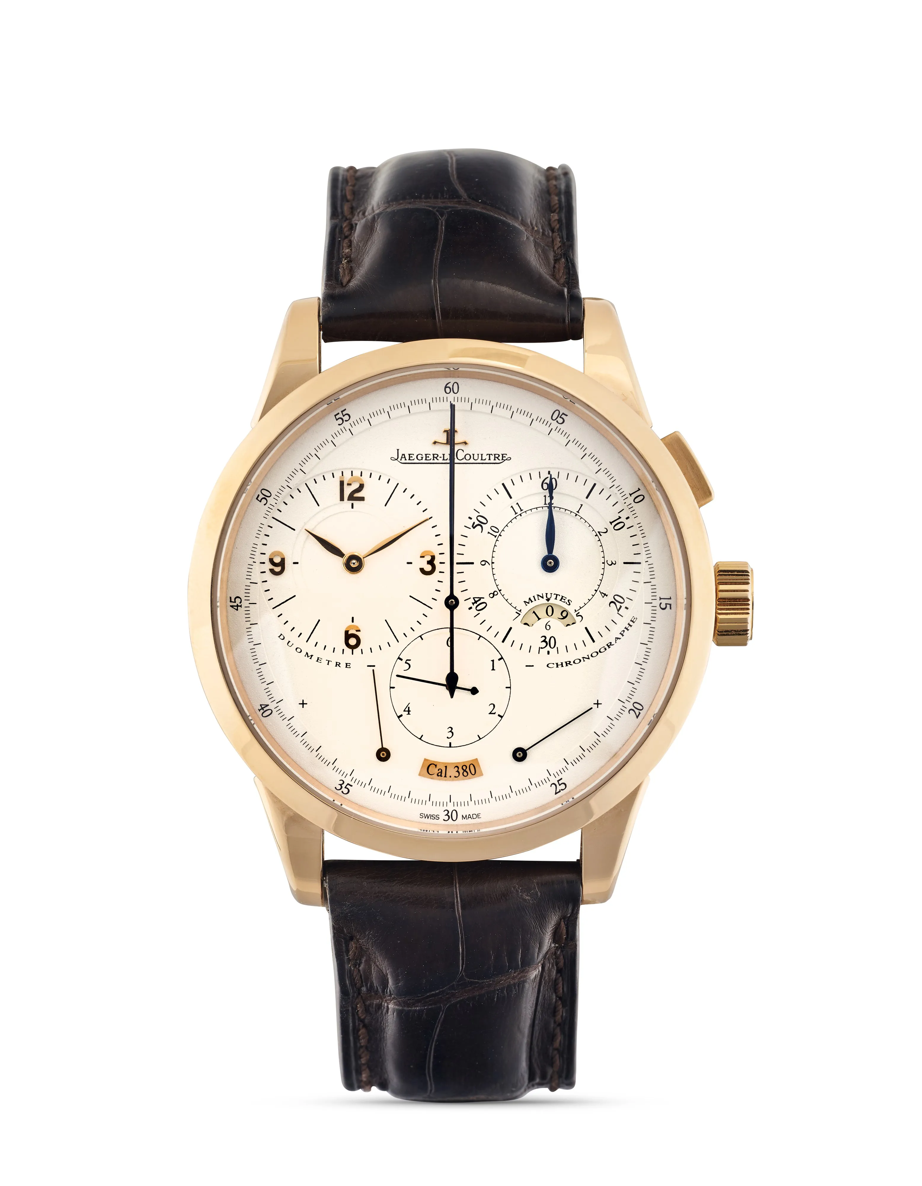 Jaeger-LeCoultre Duometre Quantieme Lunaire 600.2.28.S 42mm Rose gold Silver