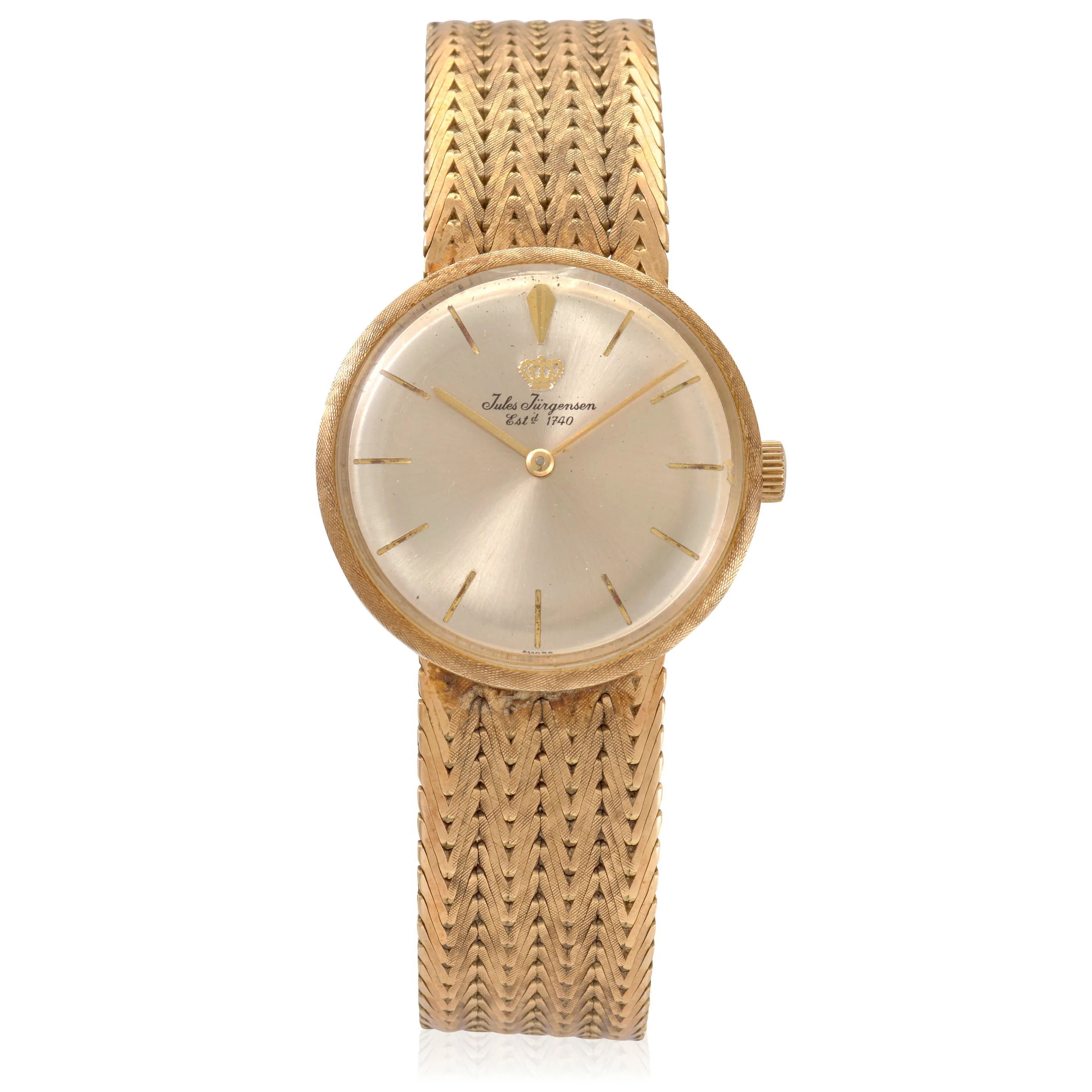 Jules Jürgensen 29mm Yellow gold Silver