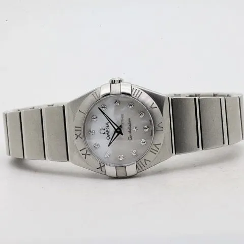 Omega Constellation 123.10.24.60.55.001 24mm Steel Mother-of-pearl