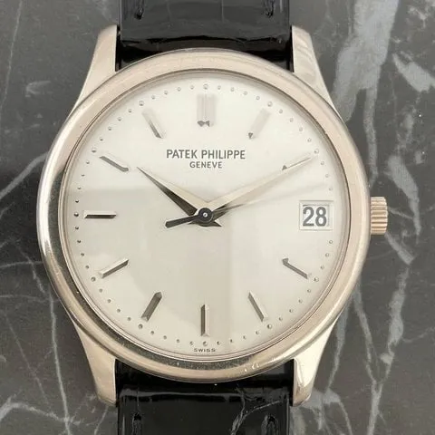 Patek Philippe Calatrava 3998G 36mm White gold Silver