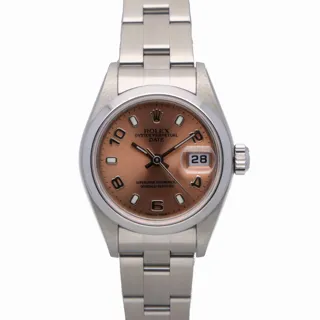 Rolex Oyster Perpetual Date 79160 Stainless steel Salmon