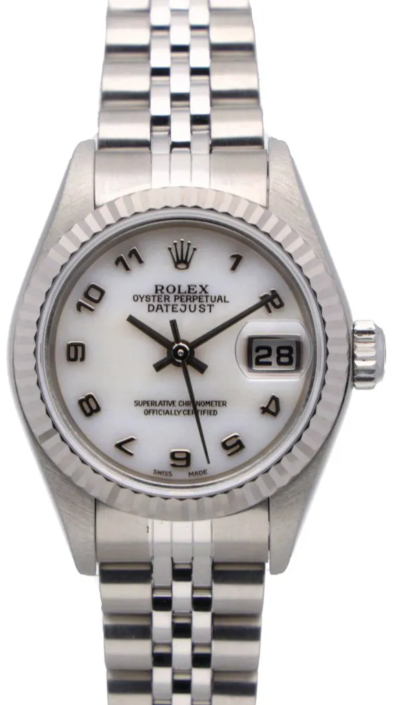 Rolex Lady-Datejust 79174 26mm White gold and Stainless steel White