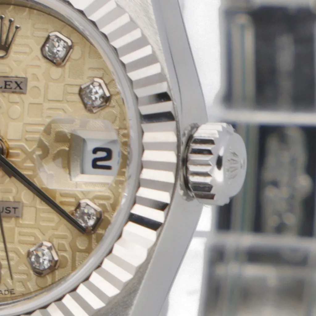 Rolex Lady-Datejust 79174 26mm White gold and Stainless steel Diamond 2